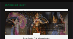 Desktop Screenshot of djkkleinenbroich.de